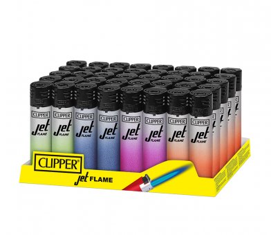 Clipper Jet Flame Silver Gradient, VE48 