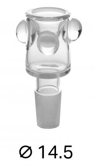 GLAS plug head, 14.5er, 1 piece 