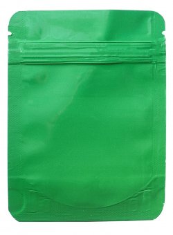 Mylarbeutel 115 x 85 mm, VE50, MATTE GREEN 