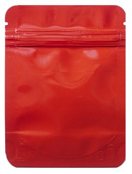 Mylarbeutel 115 x 85 mm, VE50, MATTE RED 