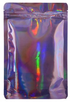 Mylarbeutel 190 x 130 mm, 50 pcs., PURPLE HOLOGRAPHIC 