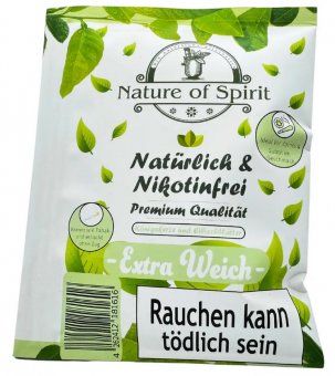 Nature of Spirit, Smoking Herbs, EXTRA SOFT, nikotinfrei, 25g Pouch 