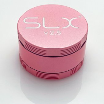 SLX Grinder Aluminium Non Sticky 62 mm Ø, FLAMINGO PINK 