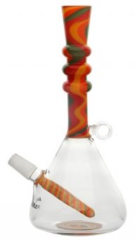 Red Artwork Hookah Bong, 20cm 