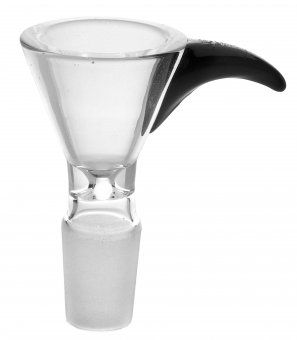 GLAS-Steckkopf,14.5er, black, 1 Stück 