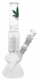 Glass Ice Bong, 4-Arm Perculator, 30,5 cm 