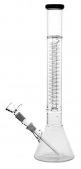 Glas Bong, Big Spiral Waterbong, ca. 46cm 