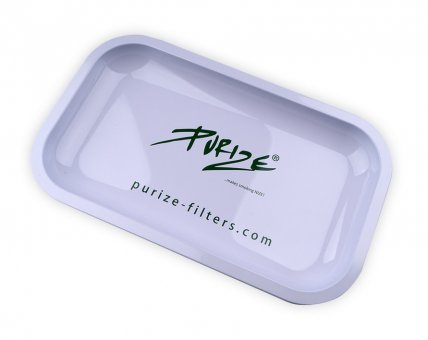 PURIZE TRAY WHITE, Metall, 27 x 16 x 2,5 cm 