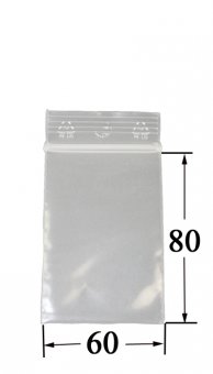 Zip bag 6 x 8 cm VE100 