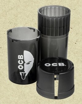 OCB Multi-Grinder, 40mmØ, 3-part, + Stash, 1 pcs. 