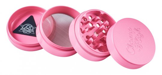 Metall-Grinder, 50mmØ, 4-teilig, PINK 