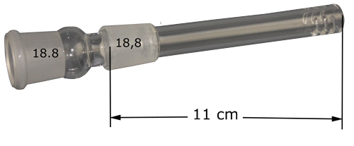 GLAS-Schlitz-Diffuser-Kupplung-18.8er-11cm 