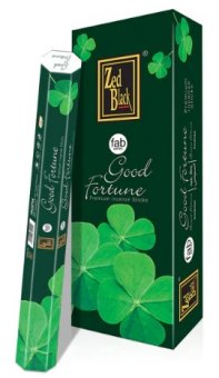 Incense, Zed Black, FAB GOD FORTUNE, 6 Packs à 20 Räucherstäbchen 