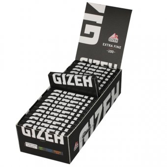 Gizeh Black Extra Fine (weiß) Regular Size, Magnetverschluss, VE20 