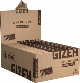 Gizeh King Size Slim, VE 50, UNBLEACHED 