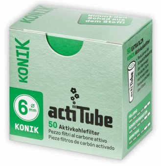 actiTube KONIK Filter, 6mmØ, 1 x 50 Stück 