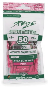 PURIZEActivkohlefilter-pink -5.9mmØ 50pc. 