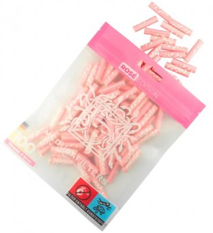 MEDUSA Activecoal filter 100 pcs bag., 6 mm Ø Slim ROSE 