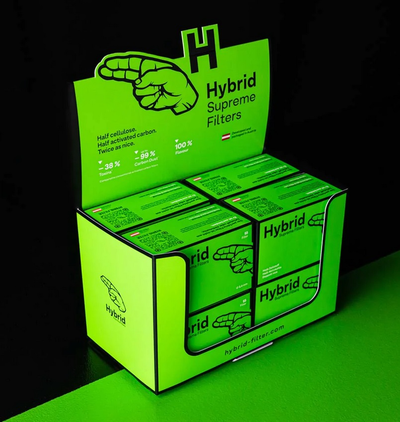 Hybrid Supreme Box Classic - 55 Filtre charbon actif - Cannathèque  Luxembourg