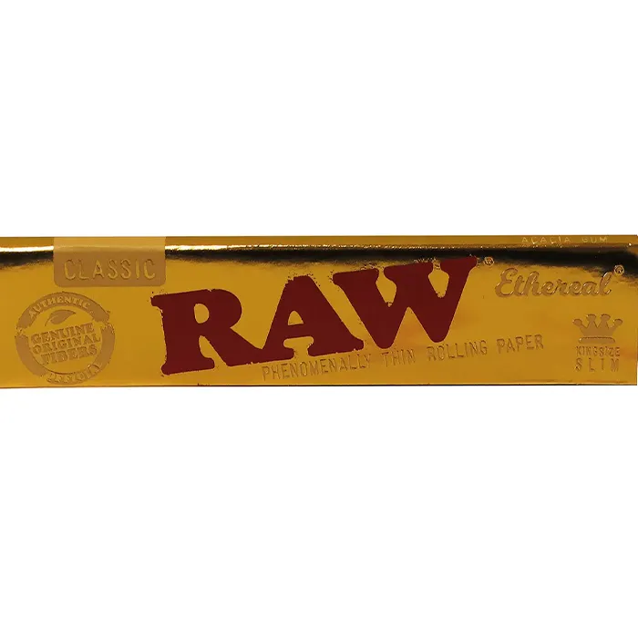 RAW KS Slim Papers “GOLD”, VE50, 32 Leaves-ZI51GOLD-Raw_3.webp