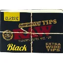 RAW Black Tips Xtra Wide, 4 X 6cm, Perforated-TIP57-Raw_2.webp