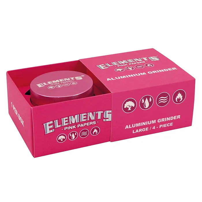 Elements Pink Grinder, Metal, 60mmø 4 Part-WN64PINK-Elements_2.webp