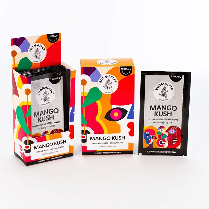 Budmaster Wraps Mango Kush, Pack Of 12-BMMAN-Budmaster_2.webp