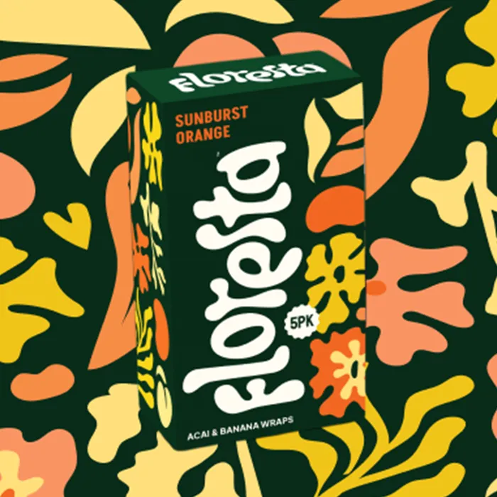 Floresta Wraps Sunburst Orange, Pack Of 25-FLSOR-Floresta_2.webp