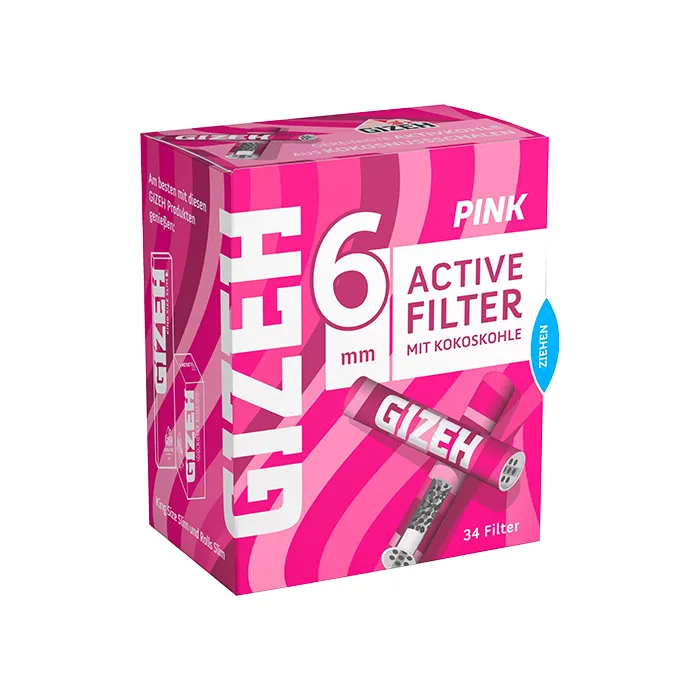 Gizeh ACTIV Filter Slim 1x34, PINK, 6mmø-ZU4S-PI-Gizeh_4.webp