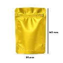 Mylar Bag 140 X 85 Mm, Pack Of 50, MATTE Gold-MB14085MGL-Bam Bam Bhole_2.webp