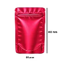 Mylar Bag 140 X 85 Mm, PU50, MATTE Red-MB14085MRD-Bam Bam Bhole_2.webp
