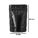 Mylar Bag 140 X 85 Mm, PU50, GLOSS Black-MB14085BK-Bam Bam Bhole_2.webp