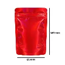 Mylar Bag 140 X 85 Mm, PU50, Red HOLOGRAPHIC-MB14085RDHOL-Bam Bam Bhole_2.webp