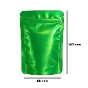 Mylar Bag 140 X 85 Mm, PU50, DARK Green HOLOGRAPHIC-MB14085DGRHOL-Bam Bam Bhole_2.webp