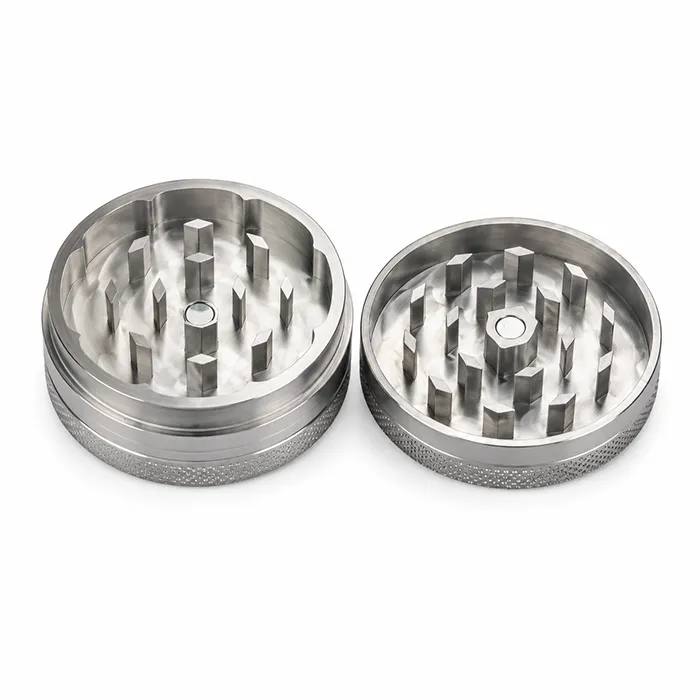 Aluminum Grinder, 50 mm Ø, 2-piece, CNC Milled-WN52-Bam Bam Bhole_2.webp