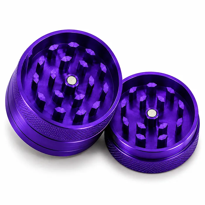 Aluminum Grinder 5 cm 2 Parts Blue-WN52B-Bam Bam Bhole_3.webp