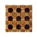 Raw Windproof Metal Ashtray, Gold-ASHGOL-Raw_3.webp