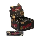 RAW Black KS Slim Papers With Tips, Pack Of 24-ZI51BLTI-Raw_3.webp