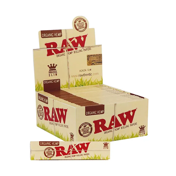 RAW Organic KS Slim Papers - VE50, 32 Leaves-ZI52-Raw_3.webp
