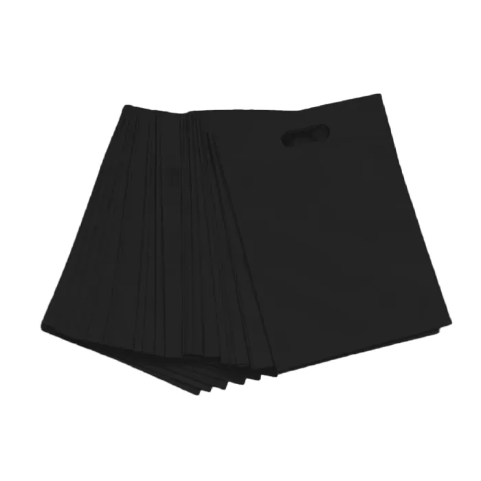 Shopping Bags XL, 40 × 55 cm, Black – Pack of 100-NWBAG3-Bam Bam Bhole_3.webp