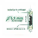 PURIZE Activated Carbon Filters Organic 1x50, 5.9mmø XTRA-ZU9SX50OR-Purize_2.webp