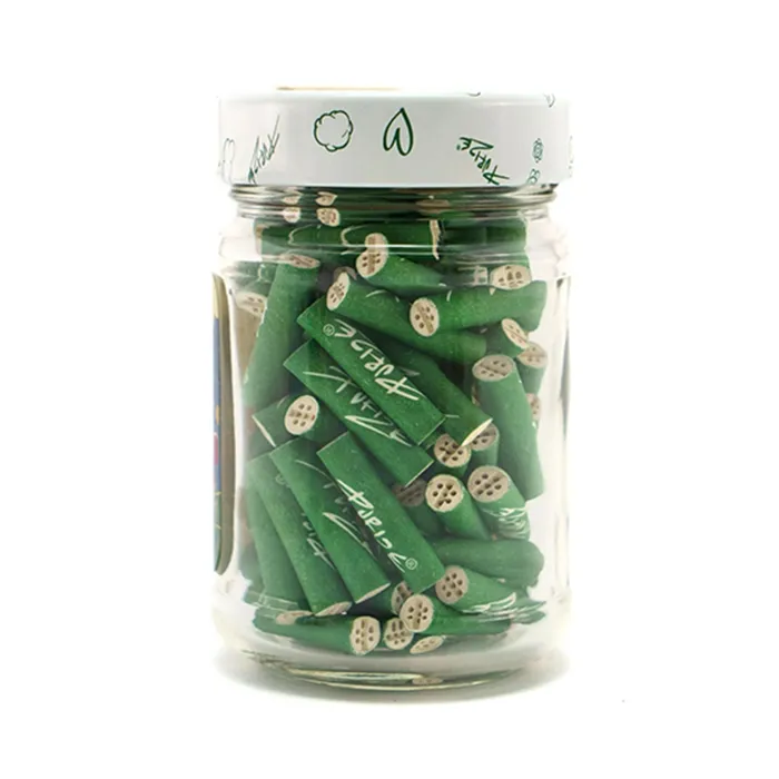 PURIZE Activated Charcoal Filters, Glass Jar, 5.9 mm Ø, VE 100, Green-ZU9SX100G-Purize_3.webp