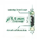 PURIZE Activated Carbon Filter Spion 1x50, 5.9mmø XTRA-ZU9SX50SPI-Purize_2.webp