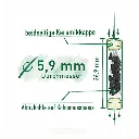 PURIZE Activated Carbon Filter SPION 1x250, 5.9mmø-ZU9SX250SPI-Purize_2.webp