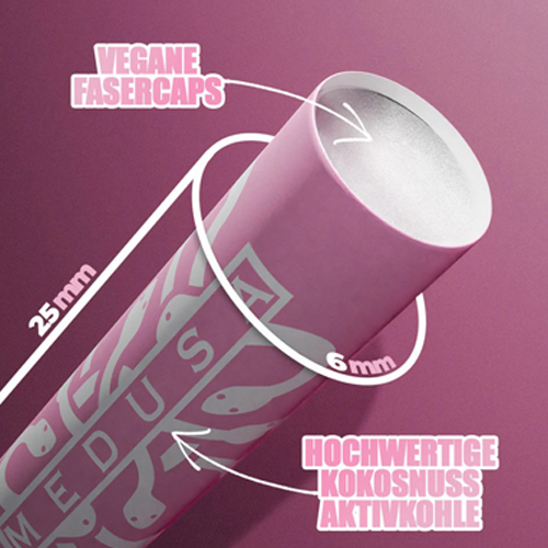 MEDUSA Activated Charcoal Filters, 6 mm Ø, VE 50, Rose-ZUM2ROSE-Medusa_2.webp