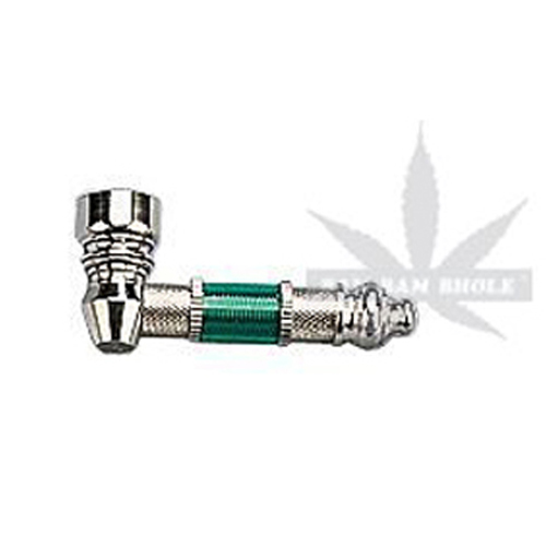 Screw-on pipe, metal + plastic, 7 cm long-1102-Bam Bam Bhole_2.jpg