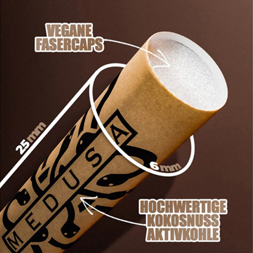 MEDUSA Activated Charcoal Filters, VE 50, 6 mm Ø, Organic-ZUM2-Medusa_2.webp