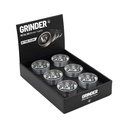 Metal Grinder, 420 UFO, 50mmø, 4-part, Sieve-WNC54UFO-Fire-Flow_2.jpg