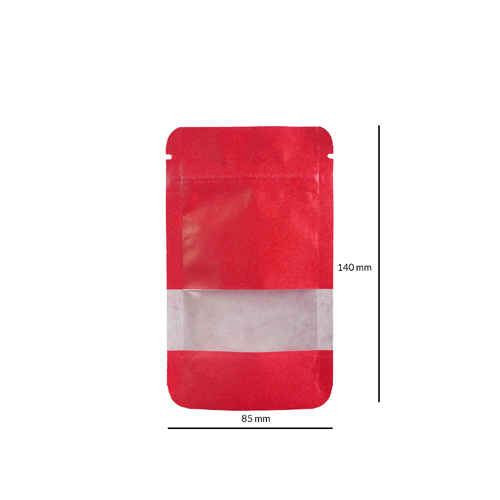 Kraft Paper RED, 140 X 85 Mm, PU50-KP1RD-Bam Bam Bhole_2.webp