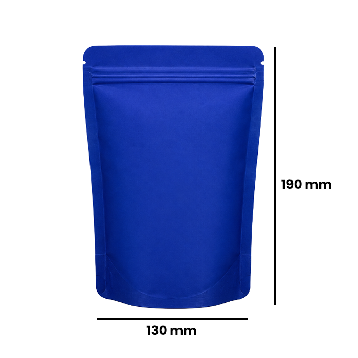 Mylar Bag 190 X 130 Mm, PU50, ROYAL Blue-MB190130BL-Bam Bam Bhole_2.webp